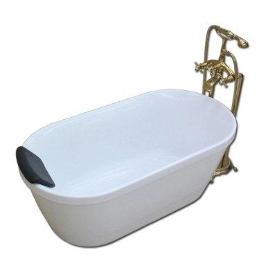 AD-6615 Cheap White Acrylic Soaking Hot Tub Freestanding Small Bathtub With 4 Sizes For Baby