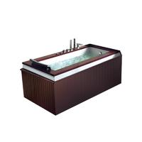 AD-847 Acrylic Wooden Whirlpool Bathtub/Luxury Bath Tubs/2 Person Indoor Spa Bathtub