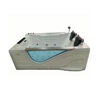 Hot Sale 2 Person Jet Whirlpool Massage    Air Bubble Bathtub with TV