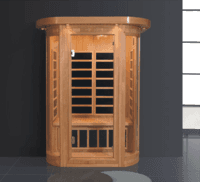 Luxurious Hemlock Far Infrared Dry Sauna Room House Cabinet for One Person
