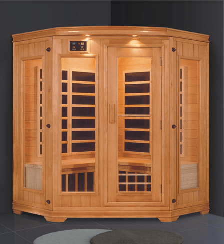 High quality Infrared sauna two person steam room home wood dry steam sauna far-infrared room