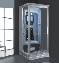 AD-902 square wet steam shower sauna room with massage for gym with computer control panel