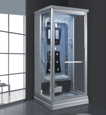 AD-902 square wet steam shower sauna room with massage for gym with computer control panel