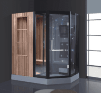 AD-945 High Quality Solid Wood Dry and Wet Steam Sauna Room Steam