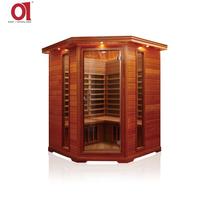 High quality far infrared sauna room use sauna solid wood cedar wooden Infrared Sauna Room AD-3106 AD-815