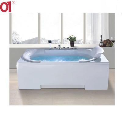 Whirlpool Massage Bathtub Hot Tub Left Skirt Acrylic Bathtub AD-3106