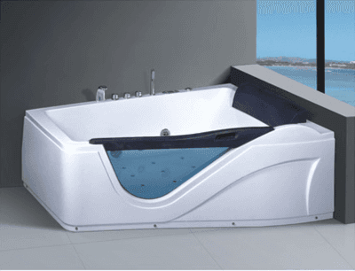 Wholesale Latest Bathroom Design 2 Person Acrylic Sexy Hydro Massage Bathtub AD-644