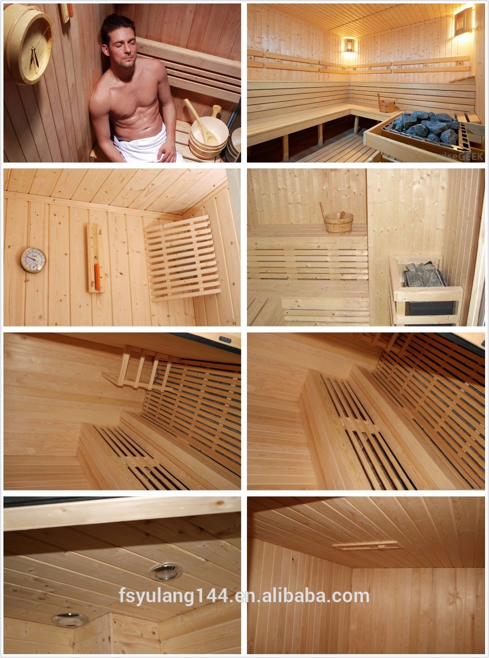 Wooden Infrared Sauna Room