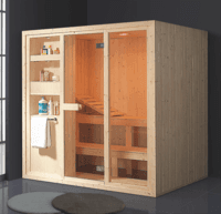 China dry steam room manufacturer supply hot sale diamond infrared wooden sauna room AD-963