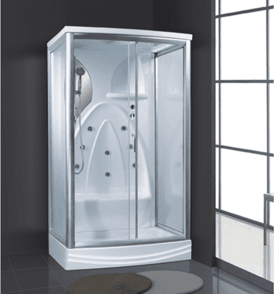 High quality sanitary ware rectangular white acrylic 2 person outdoor steam room sale AD-939