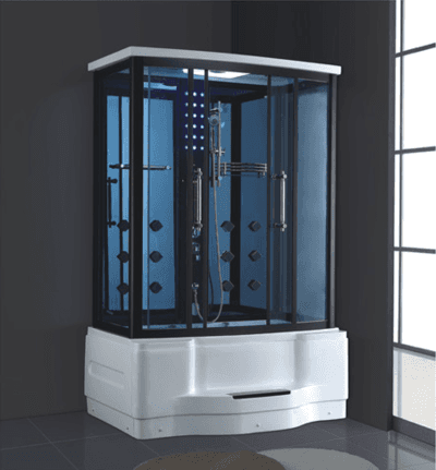 Perfect design acrylic bathtub and aluminium frame personal steam room with shower AD-930