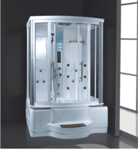 China suppliers wholesale 2 person acrylic home steam room kits with whirlpool bathtub AD-936
