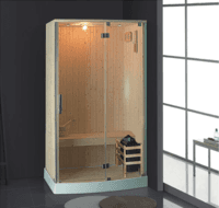 1200x900mm Small Size Wooden Health Portable 2 Person Mini Sauna Room Cabin AD-971