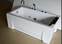 Top brands spa massage bath tubs price 1.3 meter two sides skirt bathtub AD-8202