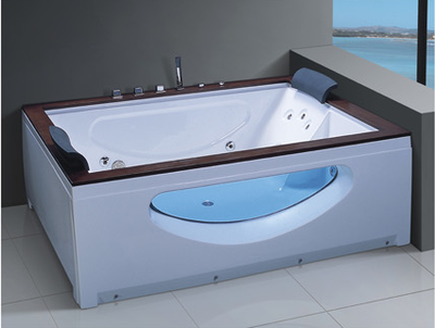 Top Sales Indoor Hot Tub Luxurious Massage Bathtub Functional Indoor Whirlpool Spa with TV AD-605